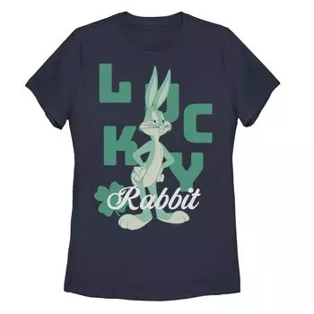 Детская футболка с портретом Looney Tunes Bugs Bunny Lucky Rabbit Licensed Character