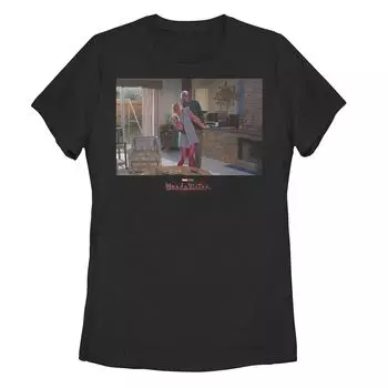 Детская футболка с портретом Marvel WandaVision Wanda & Vision 70-х Licensed Character