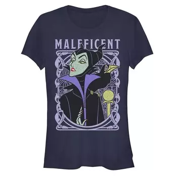 Детская футболка с портретом «Спящая красавица» Disney's Maleficent Junior Licensed Character, темно-синий