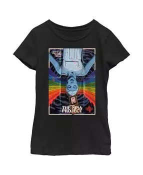 Детская футболка с постером проекта «Очень странные дела» в стиле ретро «Нина» для девочек Netflix