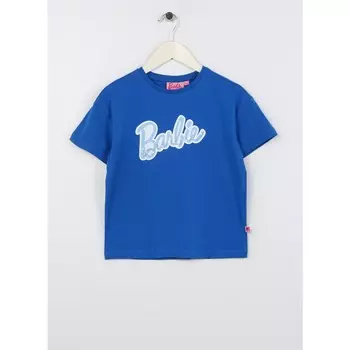 Детская футболка с принтом Barbie, синий