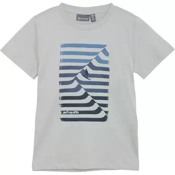 Детская футболка с принтом Color Kids, серый