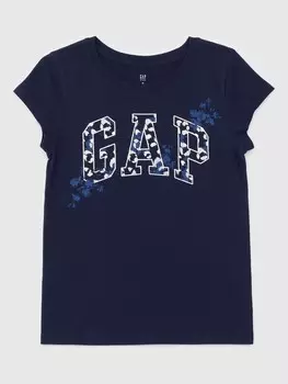 Детская футболка с принтом Gap, синий
