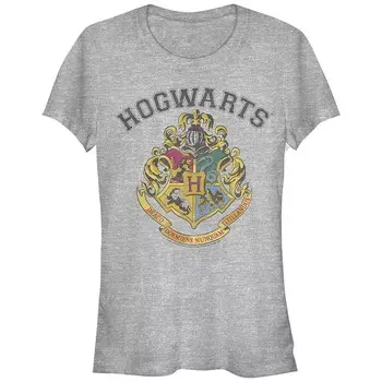 Детская футболка с приталенным графическим логотипом Harry Potter Vintage Logo, цвет Athletic Heather