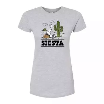 Детская футболка с приталенным рисунком Peanuts Siesta Licensed Character, серый