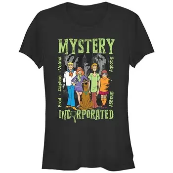 Детская футболка с приталенным рисунком Scooby-Doo Mystery Incorporated Licensed Character, черный