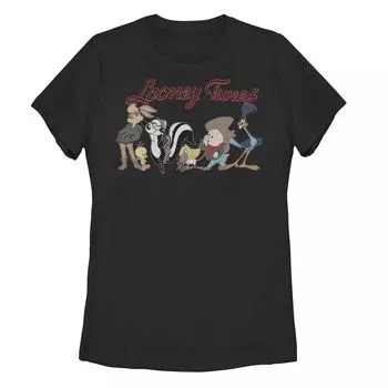 Детская футболка с ретро-графикой Looney Tunes Group Shot Licensed Character