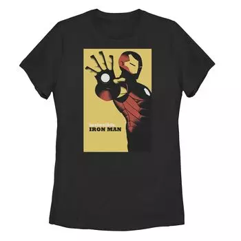 Детская футболка с ретро-плакатом Marvel Invincible Iron Man Licensed Character