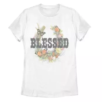 Детская футболка с рисунком бабочки Blessed Horseshoe