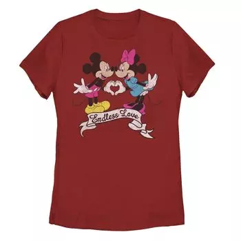 Детская футболка с рисунком «Бесконечная любовь» Disney's Mickey & Minnie Mouse Licensed Character