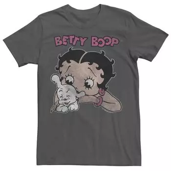 Детская футболка с рисунком Betty Boop Pettting Dog Pudgy Licensed Character