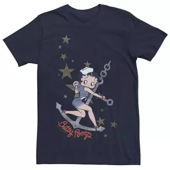 Детская футболка с рисунком Betty Boop Sailor Anchor Stars Licensed Character