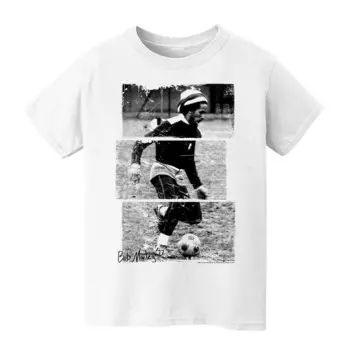Детская футболка с рисунком Bob Marley Soccer 77 8–20 лет Licensed Character, белый