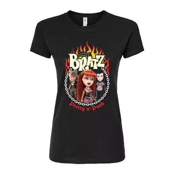 Детская футболка с рисунком Bratz Punk Licensed Character, черный