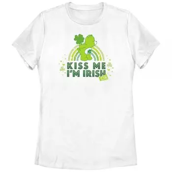 Детская футболка с рисунком Care Bears Kiss Me I'm Irish Licensed Character
