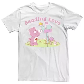 Детская футболка с рисунком Care Bears, отправляющая любовное письмо Licensed Character
