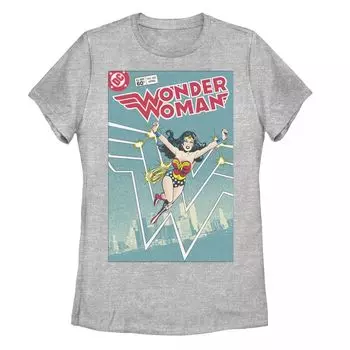 Детская футболка с рисунком «Чудо-женщина» в стиле DC Comics в стиле ретро Licensed Character