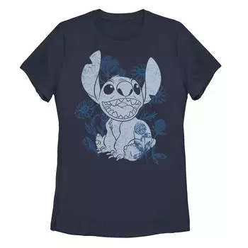 Детская футболка с рисунком Disney Lilo & Stitch Flowers Licensed Character