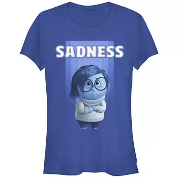 Детская футболка с рисунком Disney's Inside Out Sadness, цвет Royal
