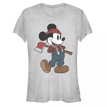 Детская футболка с рисунком «Дровосек» Disney's Mickey Mouse, цвет Athletic Heather