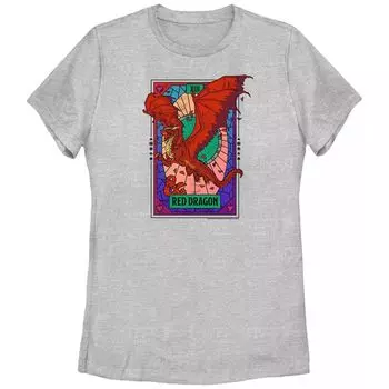 Детская футболка с рисунком «Dungeons & Dragons Red Dragon Tarot» Licensed Character