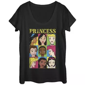 Детская футболка с рисунком Face In Box Disney's Princesses Licensed Character