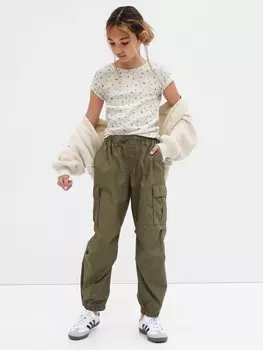 Детская футболка с рисунком Gap, белый