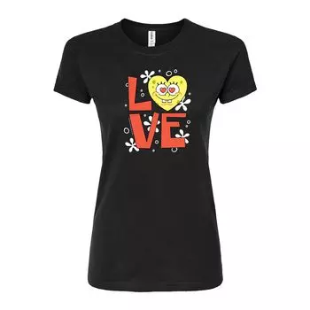 Детская футболка с рисунком Губка Боб "Love" Licensed Character