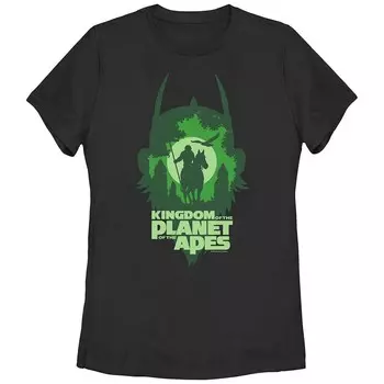 Детская футболка с рисунком Kingdom Of The Planet Of The Apes Rider Licensed Character, черный