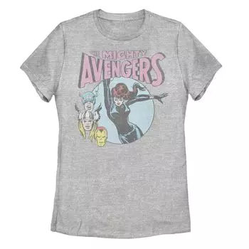 Детская футболка с рисунком комиксов Marvel The Mighty Avengers в стиле ретро Licensed Character