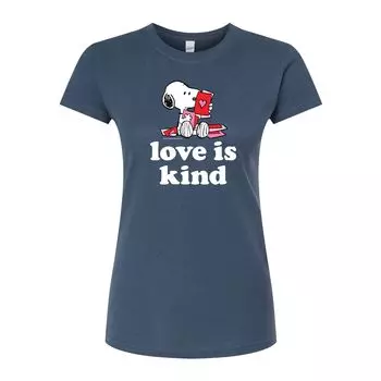 Детская футболка с рисунком «Love Is Kind» Peanuts Licensed Character