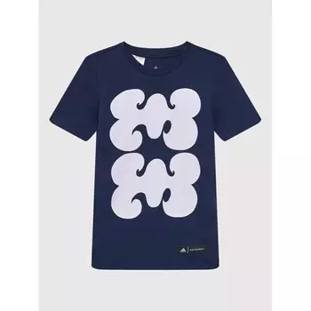 Детская футболка с рисунком marimekko Adidas, черный