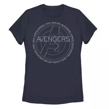 Детская футболка с рисунком Marvel Avengers Heroes Circle Licensed Character