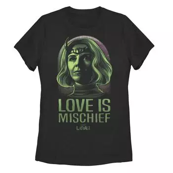 Детская футболка с рисунком Marvel Loki Enchantress Love Is Mischief Licensed Character