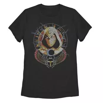 Детская футболка с рисунком Marvel Moon Knight Scarab Moon Headshot Licensed Character