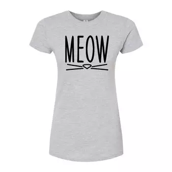 Детская футболка с рисунком Meow Licensed Character, серый