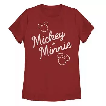 Детская футболка с рисунком Микки Мауса и Минни от Disney's Outline Licensed Character