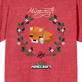 Детская футболка с рисунком Minecraft Sleeping Fox Licensed Character