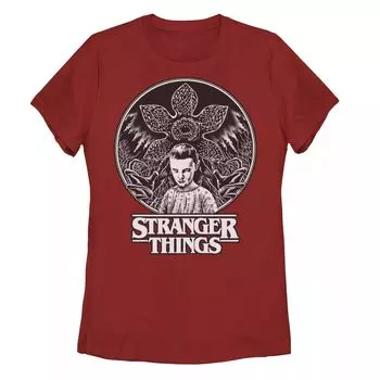 Детская футболка с рисунком Netflix Stranger Things Eleven и Demogorgon Circle Licensed Character