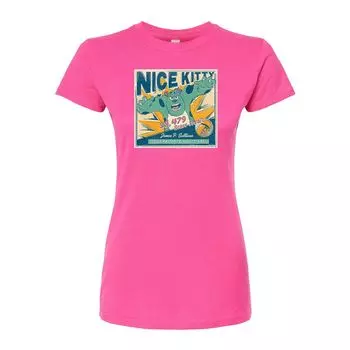 Детская футболка с рисунком «Nice Kitty» Disney/Pixar Monsters Inc. Licensed Character, розовый