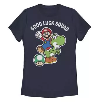 Детская футболка с рисунком Nintendo Super Mario Good Luck Squad Licensed Character