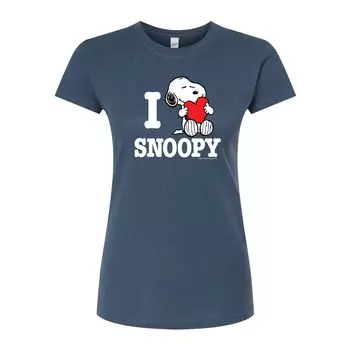 Детская футболка с рисунком Peanuts "I Love Snoopy" Licensed Character, синий