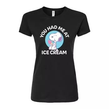 Детская футболка с рисунком Peanuts Ice Cream Licensed Character