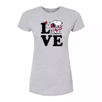 Детская футболка с рисунком Peanuts Snoopy "Love" Licensed Character