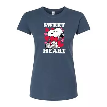 Детская футболка с рисунком Peanuts "Sweetheart" Licensed Character, синий