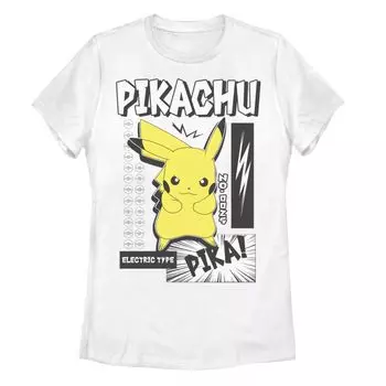 Детская футболка с рисунком Pokemon Pikachu Electric Type Pika Bam Licensed Character