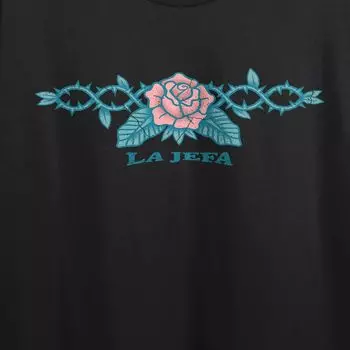 Детская футболка с рисунком Rose & Thorns La Jefa
