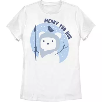 Детская футболка с рисунком «Рождественский эвок» «Звездные войны» Merry Yub Nub Star Wars