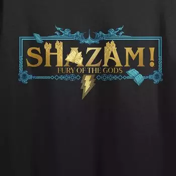 Детская футболка с рисунком Shazam 2 Fury Of The Gods Licensed Character
