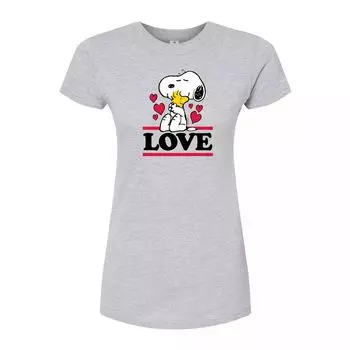Детская футболка с рисунком Snoopy Hug Peanuts "Love" Licensed Character